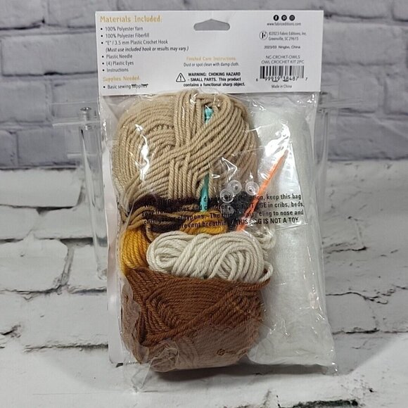 Needle Creations Harvest & Holiday Crochet Kits Owls for 2 Owls New - Picture 4 of 5